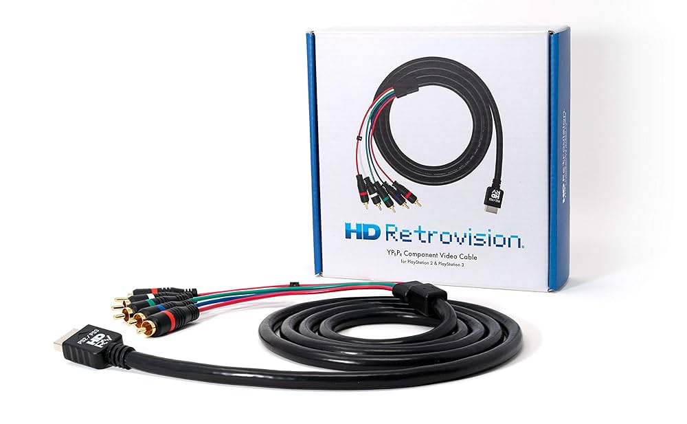未開封 HD Retrovision PS2 PS3 コンポーネントケーブル 未開封 HD Retrovision PS2 PS3 コンポーネントケーブル